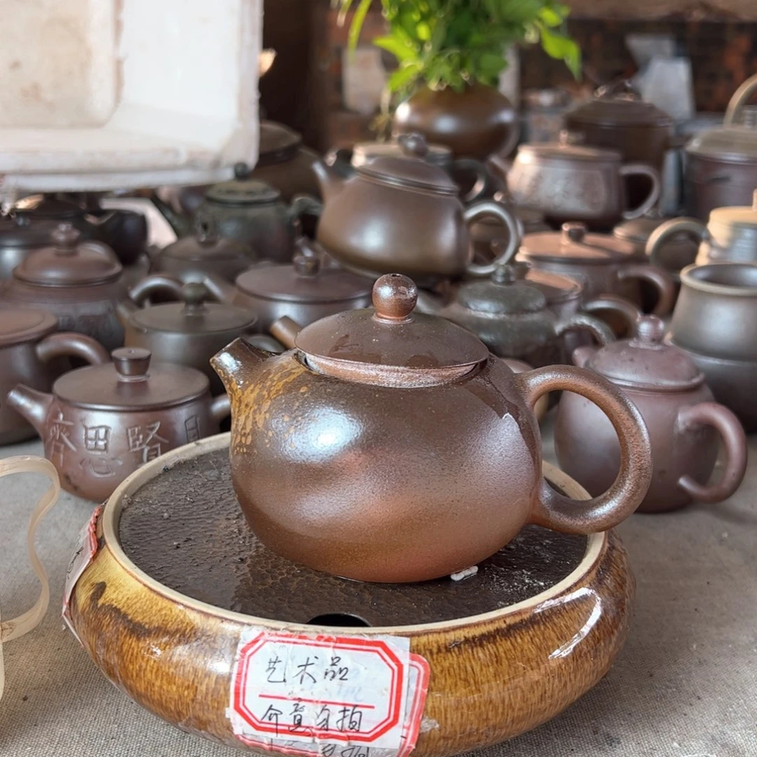 贵台龙窑柴烧茶壶A138