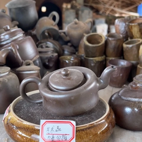 贵台龙窑柴烧艺术品A127