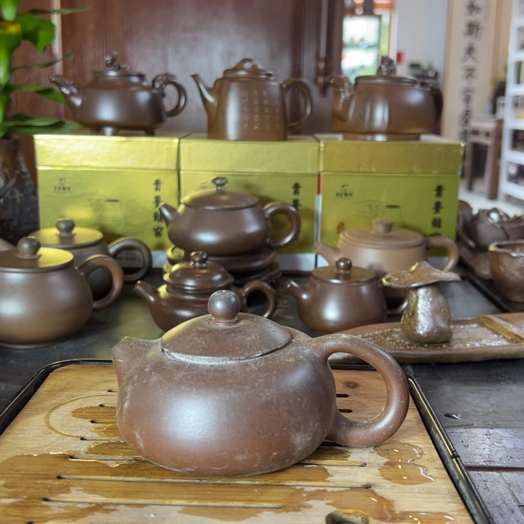 贵台龙窑柴烧茶壶A44