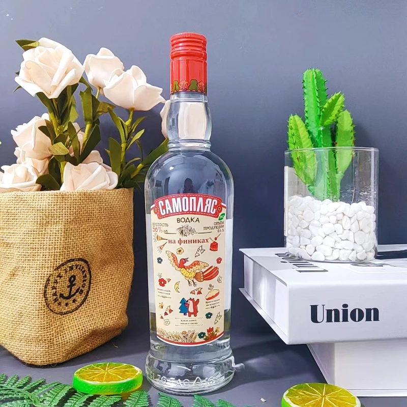 小鸟伏特加俄罗斯原装进口烈性酒56°高度伏特加vodka蔷薇果味