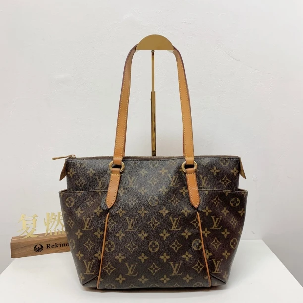 95新 LouisVuitton/路易威登 复燃精选/老花奶粉托特