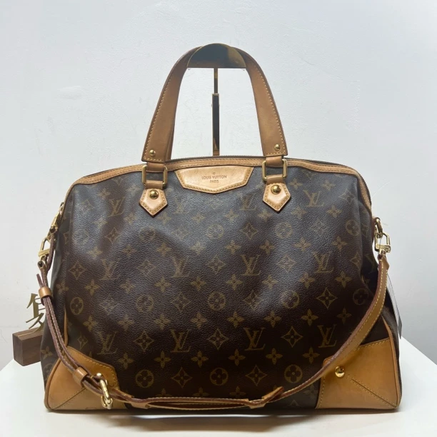 95新 LouisVuitton/路易威登 复燃精选/老花retiro手提单肩包