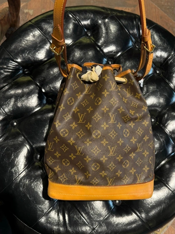 95新 LouisVuitton/路易威登 复燃精选/LV 抽绳大水桶 老花