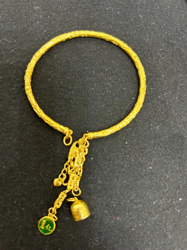 足金999转经筒项链