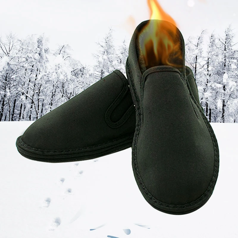 布仆绣艺老北京布鞋手工千层底男女同款冬款低帮男士开车专用男鞋