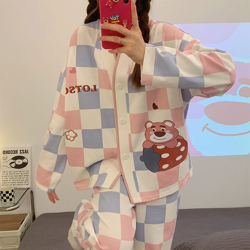 2023年新款睡衣女秋冬可外穿长袖大码高级感休闲甜美风家居服套装