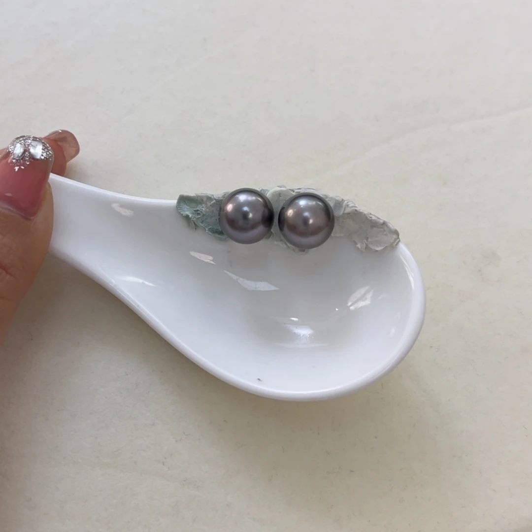 【闪购商品】海水珍珠耳饰未镶嵌定制款不退不换*花
