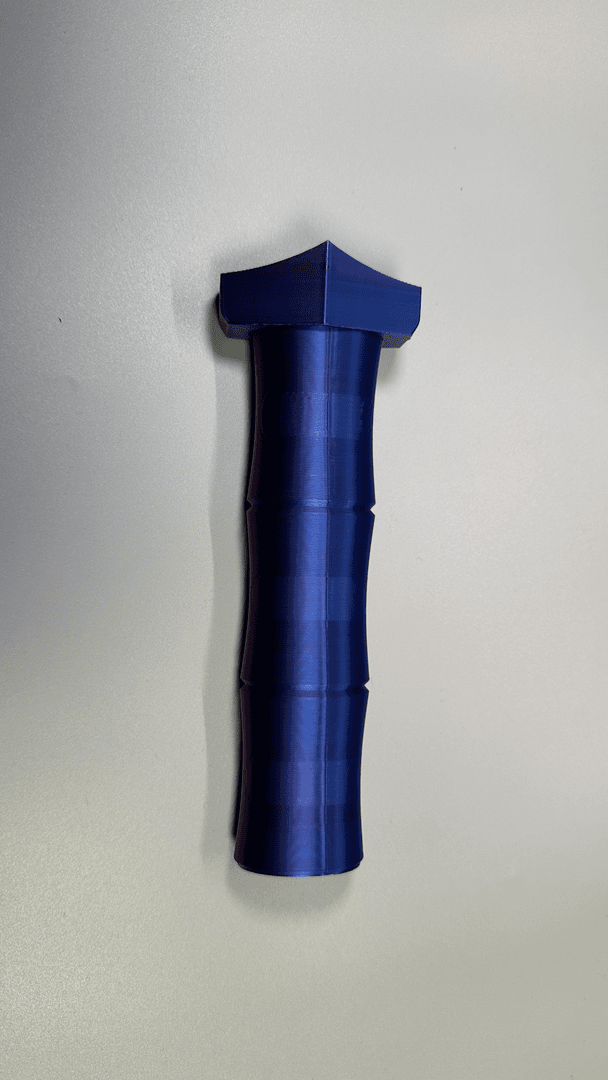 3D打印玩具伸缩竹节剑 双色渐变玩具二次元定制
