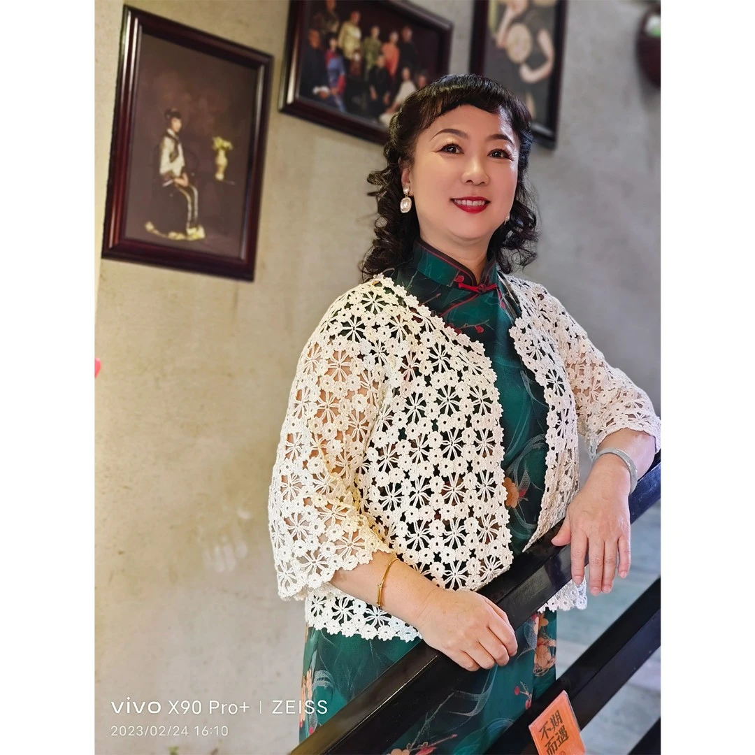 勾乐 梅花一线连开衫 （套头衫）材料包 送视频教程 全程指导