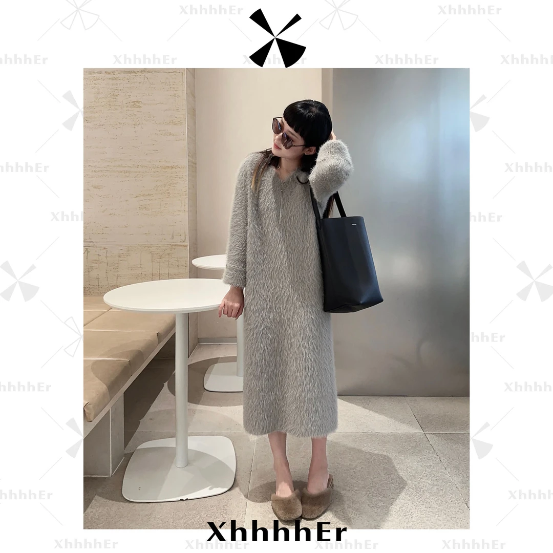 【双十一浮力】辛儿/小个子秋冬气质百搭时尚保暖韩版茶歇裙XZL1186