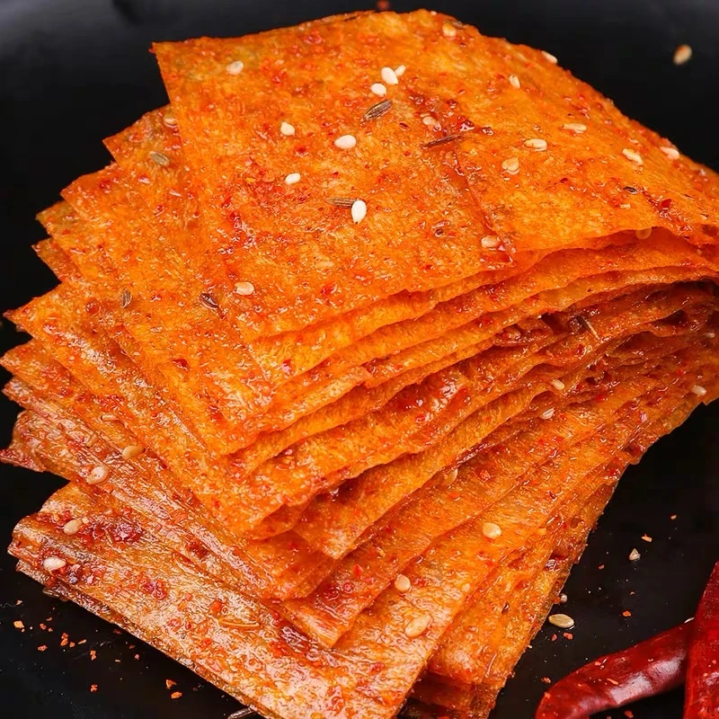 馋三疯为吃而狂儿时味薄豆片 125g/包 数量可选 豆类制品 香辣味
