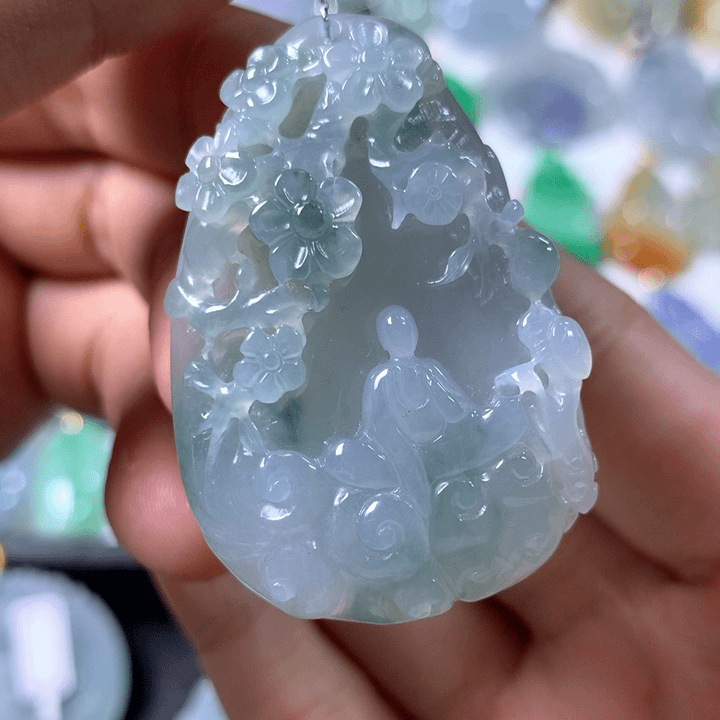 翡翠颈饰未镶嵌翡翠