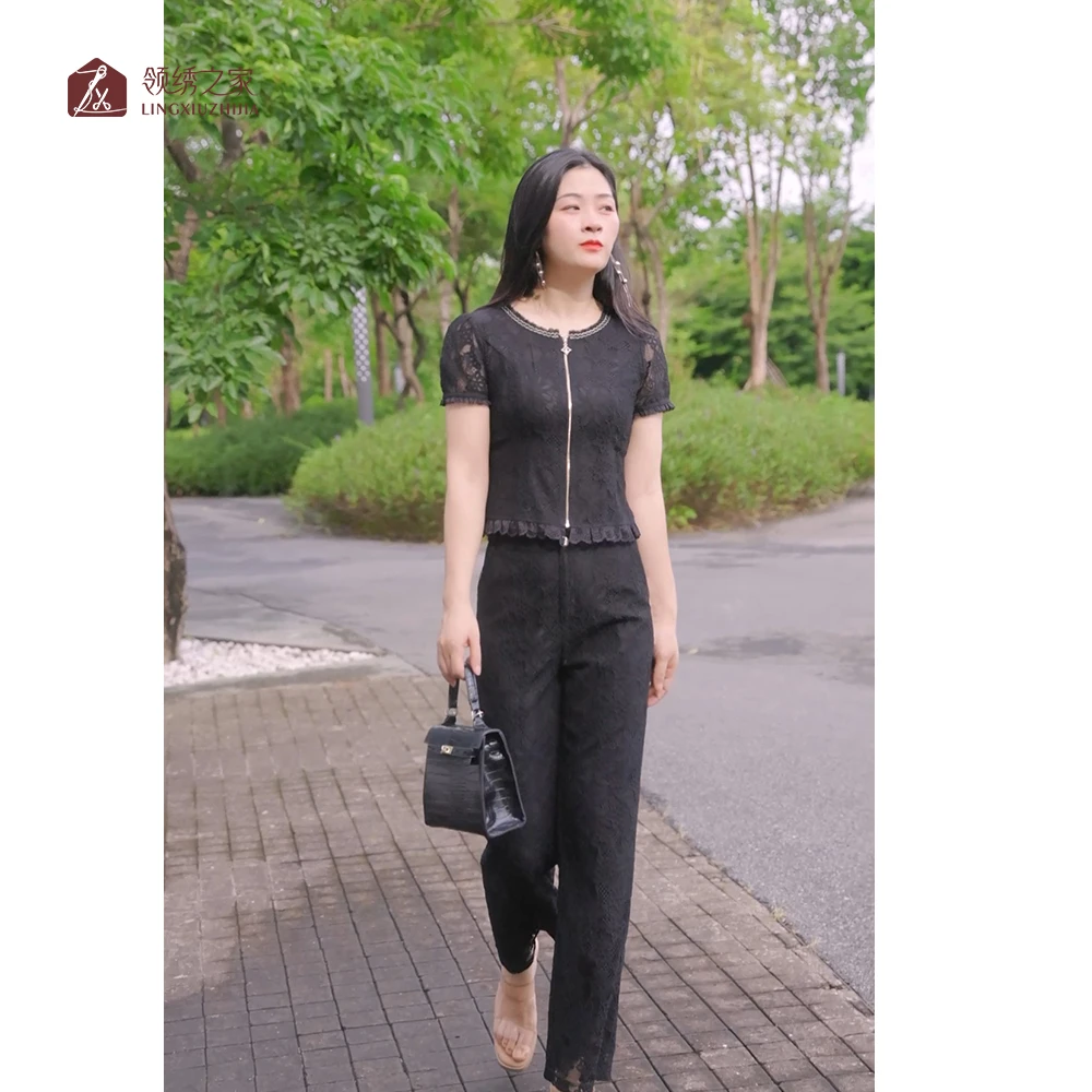 休闲时尚减龄修身套装#L701711E+702635C百搭显瘦气质宽松洋气