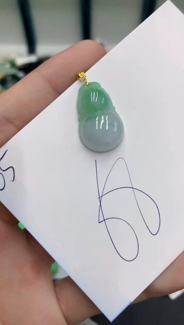 【闪购商品】翡翠颈饰18K金镶嵌翡翠