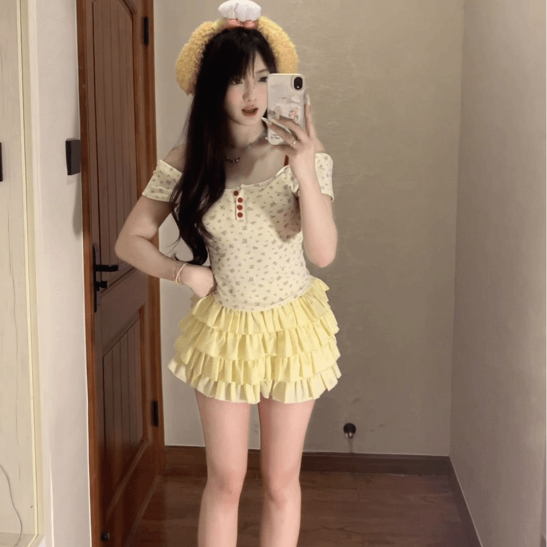 一口桃酥| 微瑕清清合集 夏季软妹连衣裙