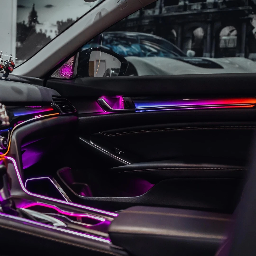 十代雅阁英诗派专车专用替换款动态光影木纹款飘带款