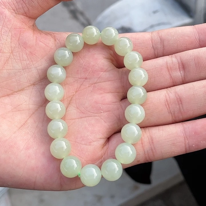 和田玉手串07未镶嵌