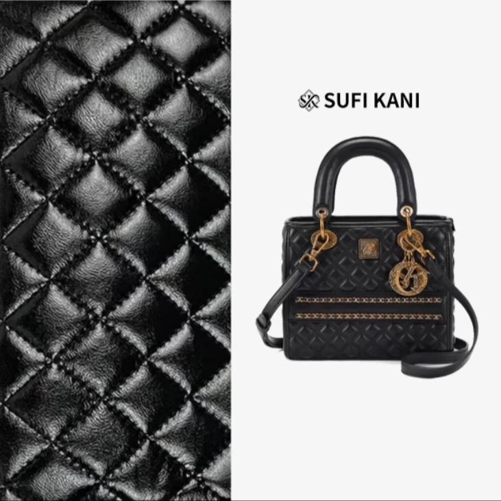 SUFI KANI 新款时尚轻奢百搭单肩斜挎包9036#-黑色