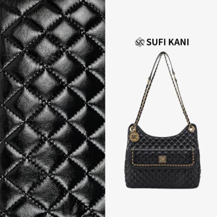 SUFI KANI 新款时尚百搭单肩斜挎包9017#-黑色