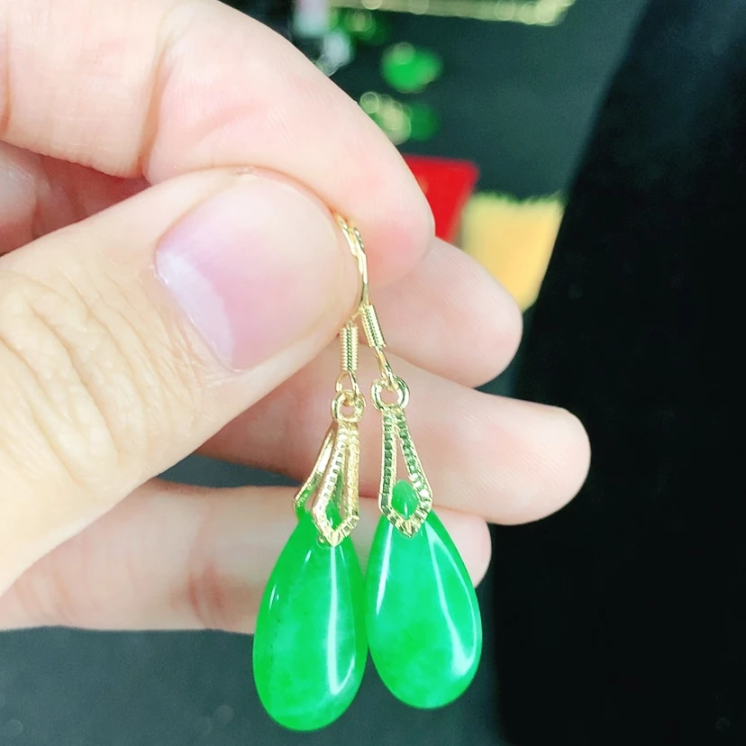 【闪购商品】翡翠耳饰未镶嵌