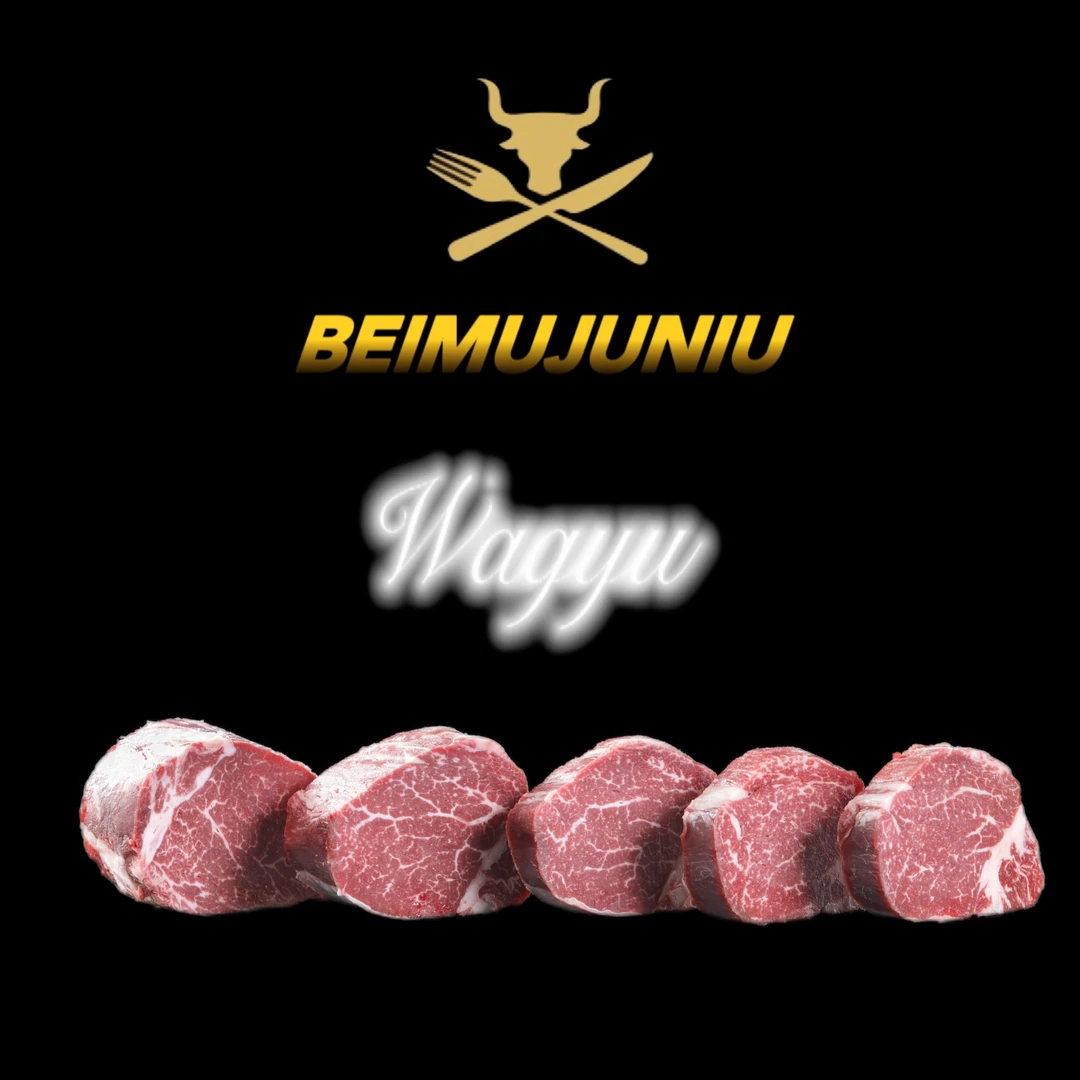 【28和牛】菲力新鲜排酸谷饲黑毛和牛原切部位 牛排儿童牛排烧烤1kg