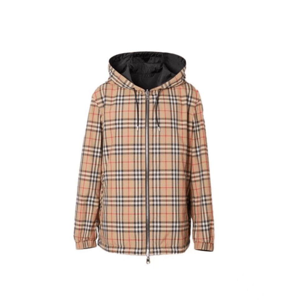 全新未使用 BURBERRY/博柏利 经典格子双面夹克