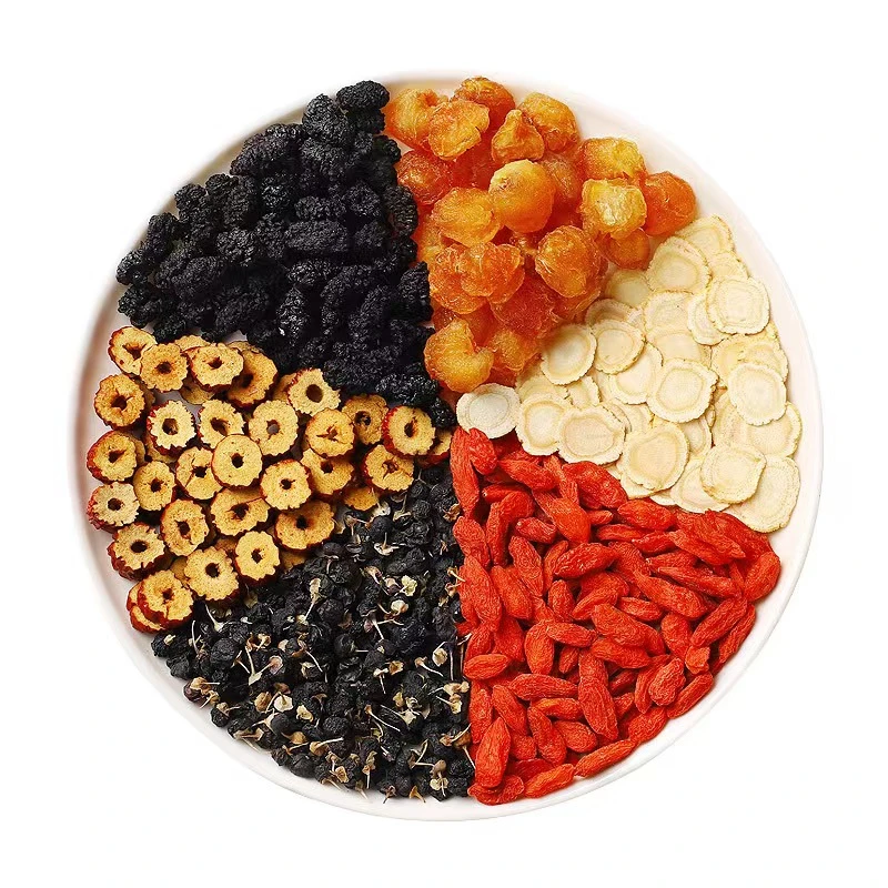 人参桑葚黑枸杞桂圆茶  泡水清甜茶饮 真材实料