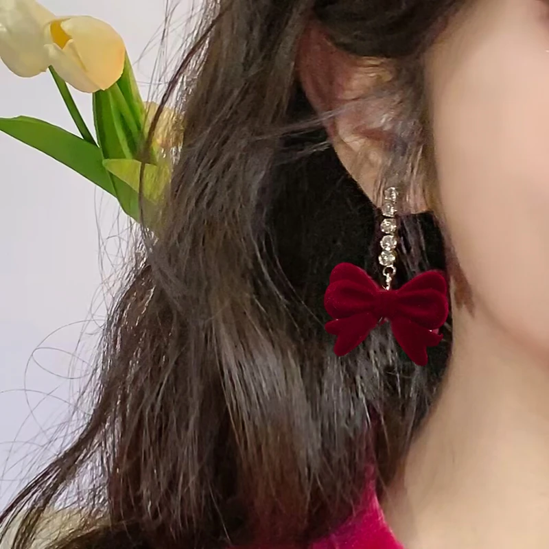 非金属布艺耳饰 气质轻奢时尚百搭个性精致小众耳饰LY0520