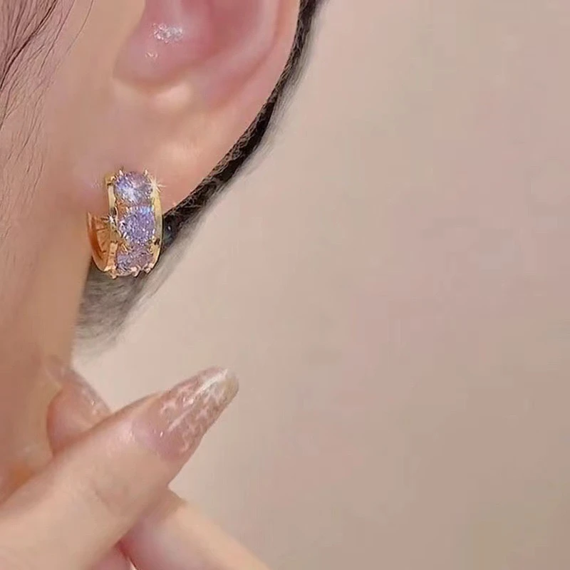 铜合金耳饰 气质轻奢时尚百搭小众简约个性耳饰LY0192