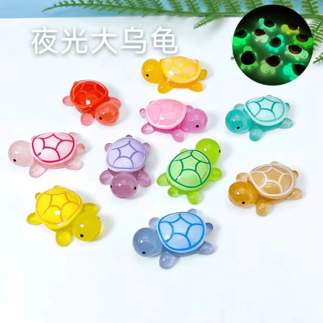 【代拆】夜光树脂DIY潮流乌龟 乌龟对对碰
