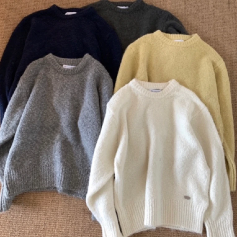 KS福秒（1ks98112#） 小扣子！含羊毛韩系套头毛衣～11-13