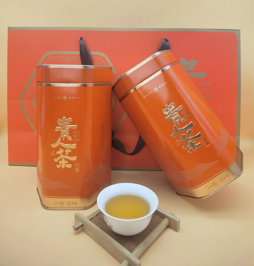 陈镇洲茶叶潮州凤凰单丛蜜兰香茶叶高档礼罐装四罐一斤送礼品袋