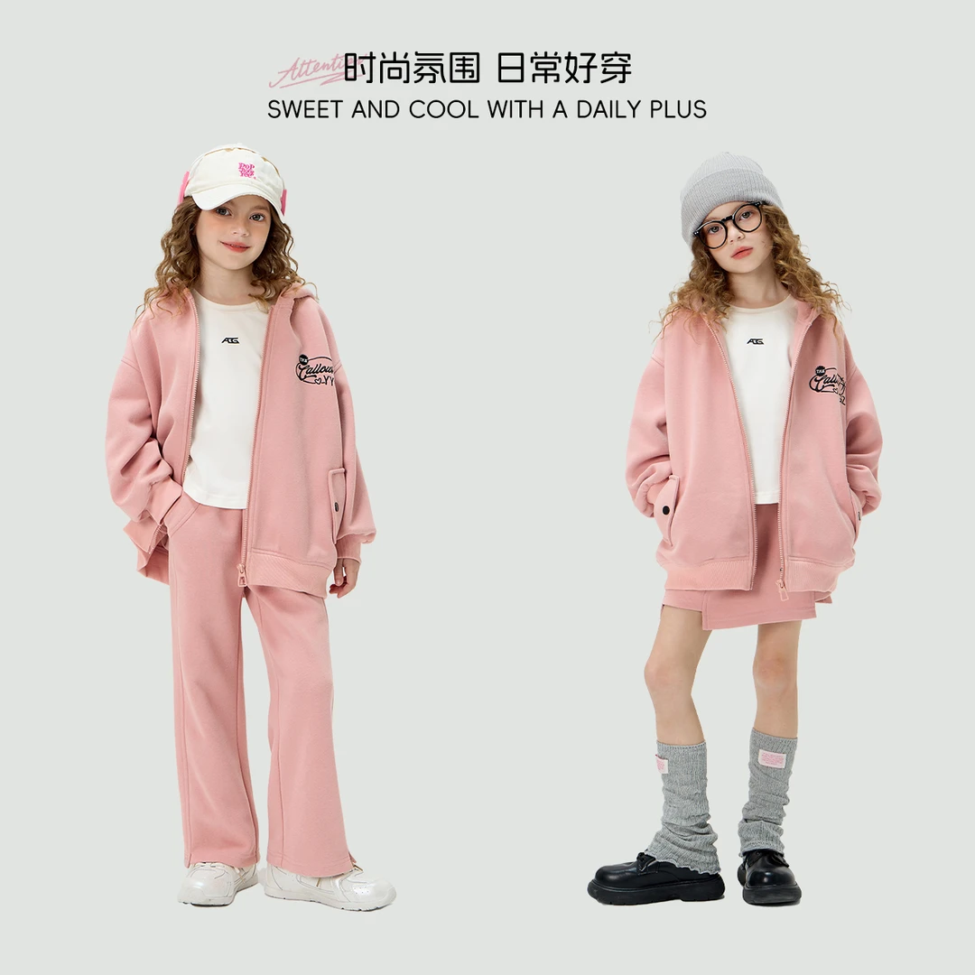 媛媛公主媛2024秋季女童儿童时尚休闲百搭外套14308Q285