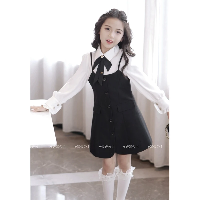 媛媛公主2024秋季新款女童中大童小香风套装14352Y323