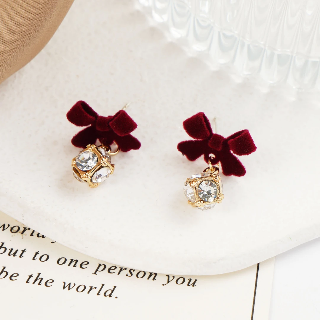 铜合金耳饰 新年耳环女新款耳饰气质百搭耳钉女N1303