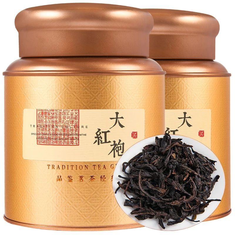 正宗大红袍岩茶正品新茶兰花香浓香型茶叶礼盒装罐装