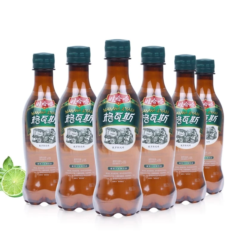 娃哈哈格瓦斯碳酸饮料330ml·瓶整箱装发货俄罗斯风味麦芽发酵即饮