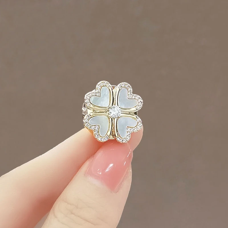 合金胸针 磁吸胸针高档精致防走光轻奢小众领口衣服配饰贝壳吸铁