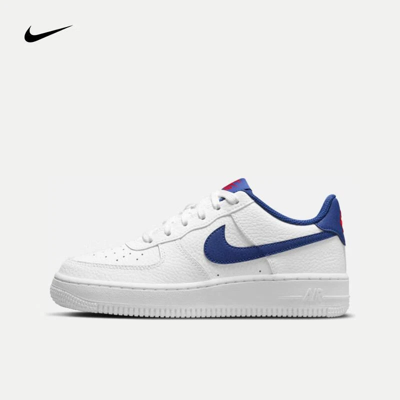 nike耐克新款女子/大童AIR FORCE 1 (GS)空军一号板鞋CT3839-101