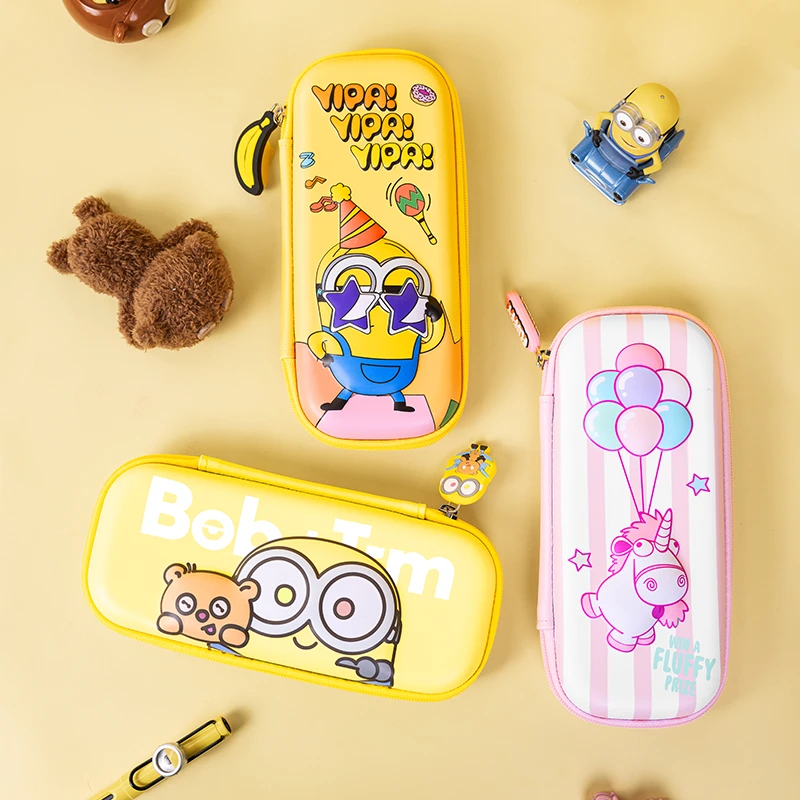 小黄人系列BobTim独角兽收纳文具铅笔袋笔盒