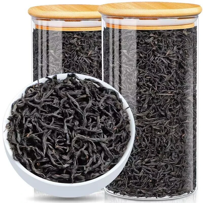 正山小种红茶蜜香茶叶正宗浓香型红茶2024新茶250g500g玻璃罐装
