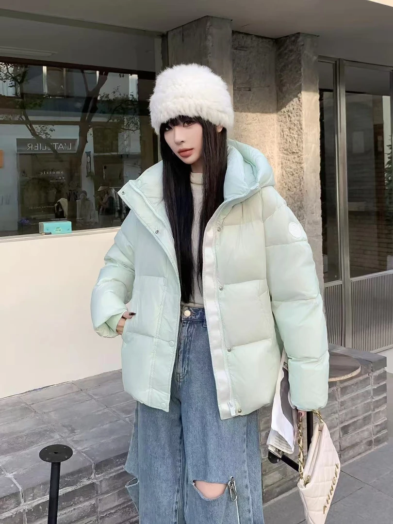 高充绒胶囊款短款羽绒服MT612