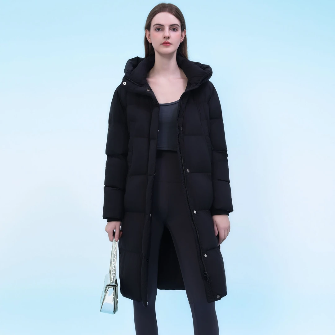 零重力云朵泡芙！高充绒！石墨烯蓄热长款羽绒服MT8203