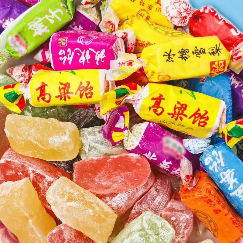 高粱饴软糖糖果散装山东特产怀旧高梁怡拉丝糖网红零食年货批发