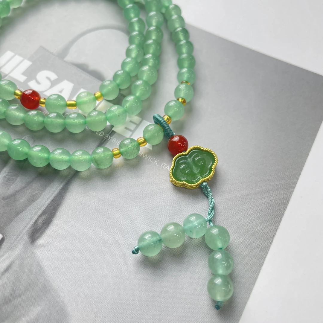 天然美玉气质百搭 冰透祥云降临毛衣链多样性发货（拍一发一）D110