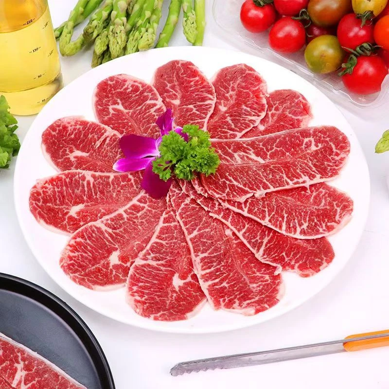 【刨片烤肉涮火锅】阿根廷进口原切板腱鲜嫩牛肉片1000g顺丰包邮