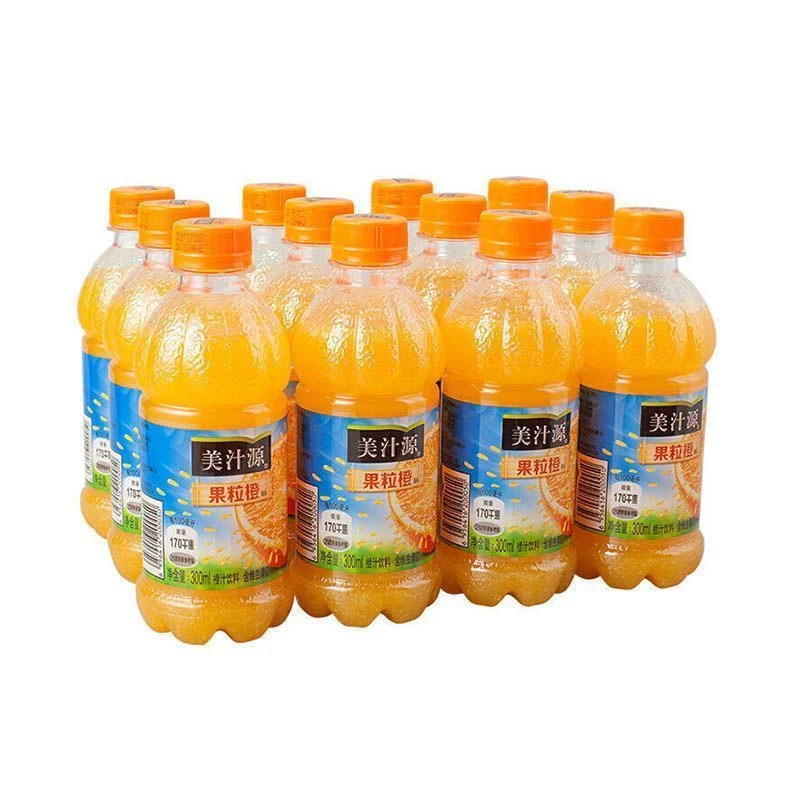 可口可乐常温单瓶果粒橙方便美味饮用即饮迷你瓶装300ml*6/12瓶
