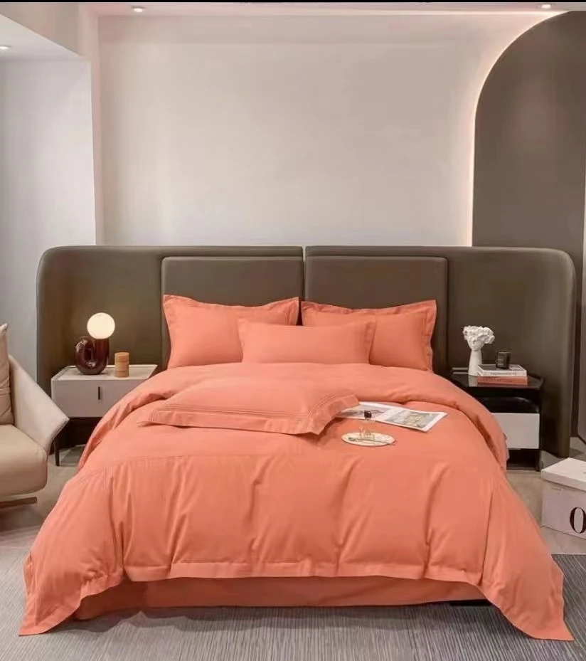 2024新品简约轻奢酒店风全棉加厚磨毛亲肤四件套