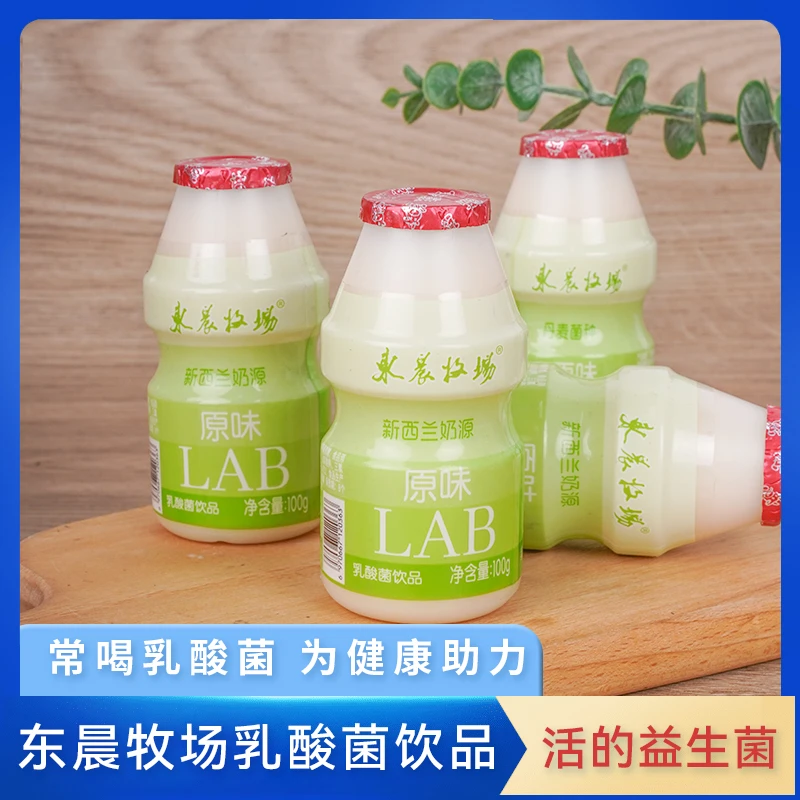东晨牧场乳酸菌饮料经典原味100mlx20瓶箱早餐饮品牛奶益生菌酸奶