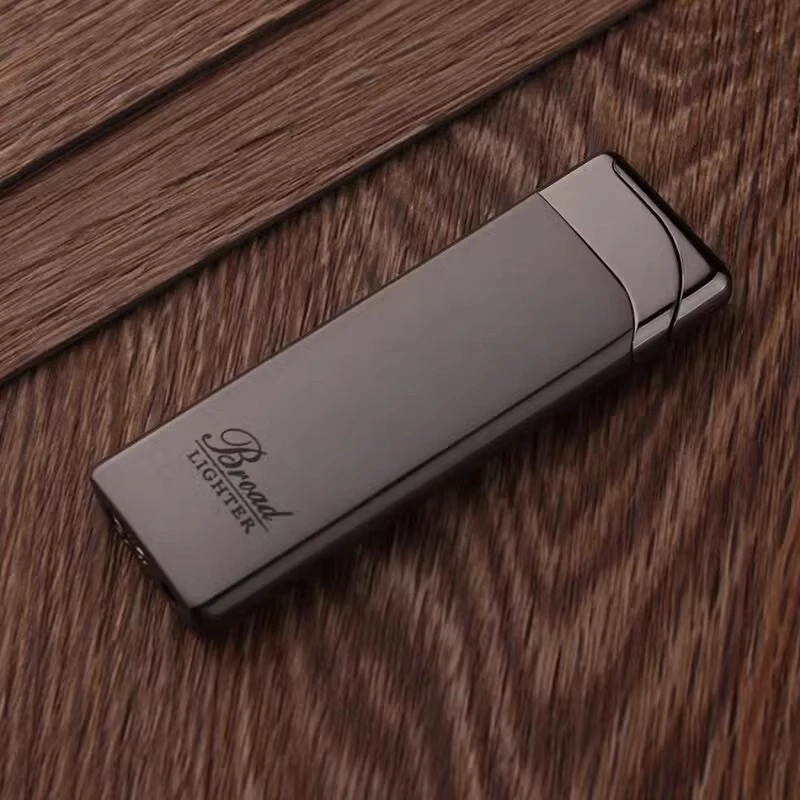 创意红焰防风充气打火机金属机身超薄便携个性定制